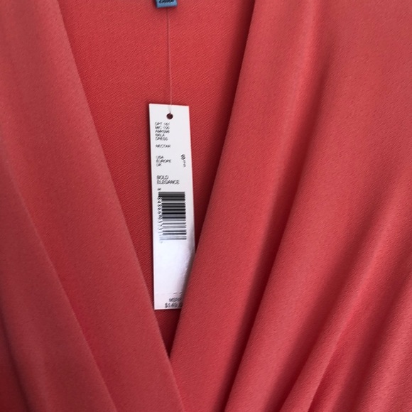 Antonio melani coral wrap dress. NWT - Picture 2 of 4
